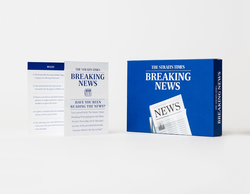 Breaking News Game Cards