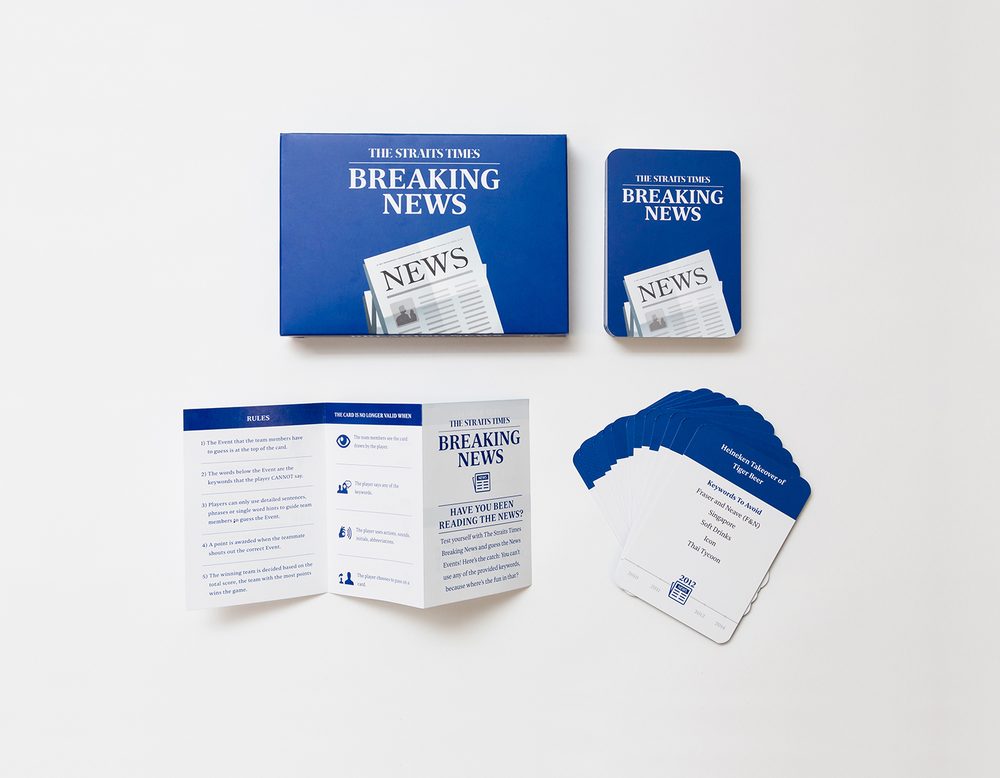 Breaking News Game Cards